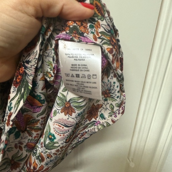 Anthropologie Maeve smocked tank.  Size 12 - Picture 2 of 3